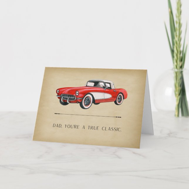 Tarjeta de nota plegada True Classic (Anverso)
