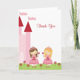 Tarjeta de nota Princesa y Pirata