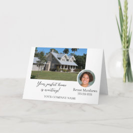 Tarjeta de nota profesional fotográfica de su empr