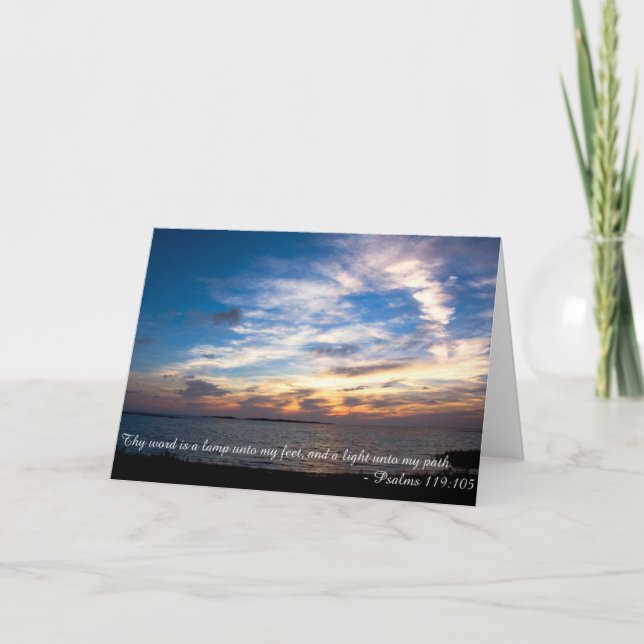 Tarjeta de nota Psalms 119 (Anverso)