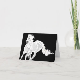 Tarjeta de nota que ejecuta Stallion