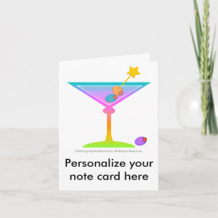 Tarjeta de nota - RAINBOW MARTINI
