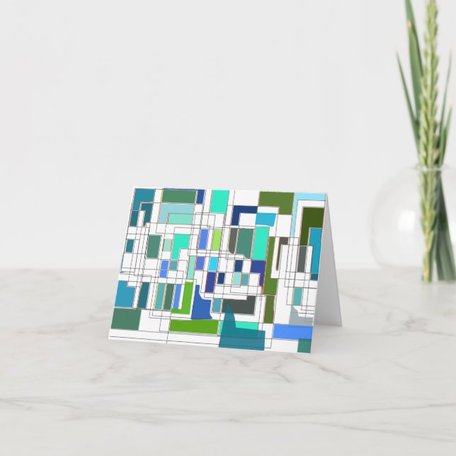 Tarjeta de nota retra de la diversión (Anverso)