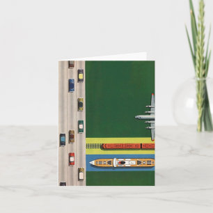 Tarjeta de nota retra del espacio en blanco del