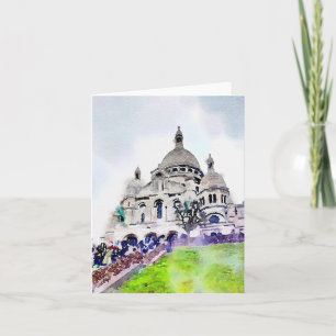 Tarjeta de nota Sacre Coeur