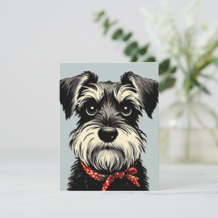 Tarjeta de nota Schnauzer