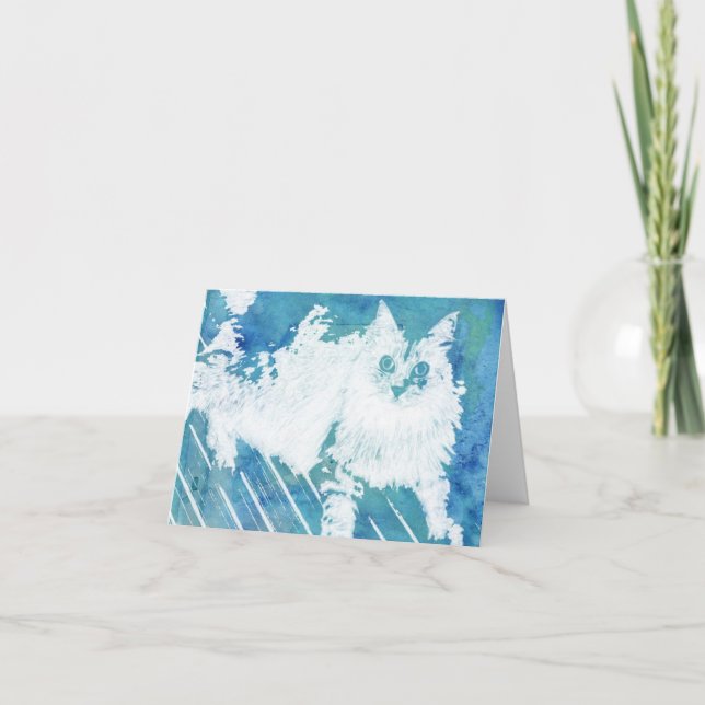 Tarjeta de nota siberiana abstracta original del (Anverso)