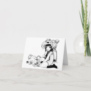 Tarjeta de nota simbiótica de los amigos