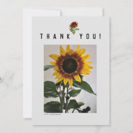 Tarjeta de nota simple de girasoles 81724