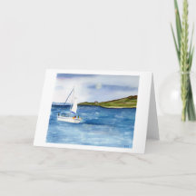 Tarjeta de nota sobre la vela en plena luna del Be