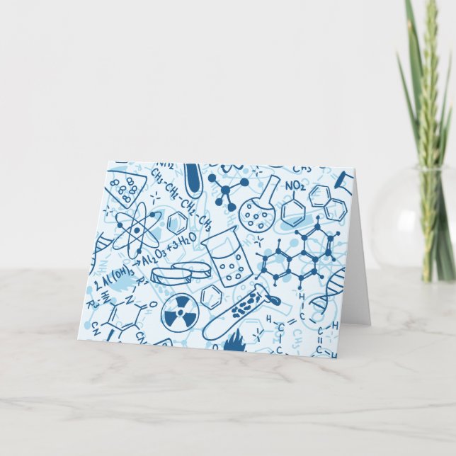 Tarjeta de nota sobre química (Anverso)