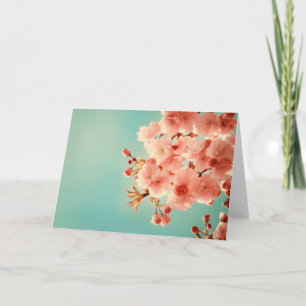 Tarjeta de nota suave poner crema de la "cereza"