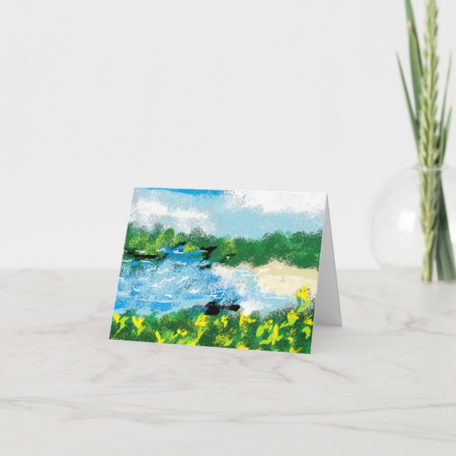 Tarjeta de nota : Susurros dentro de (Anverso)