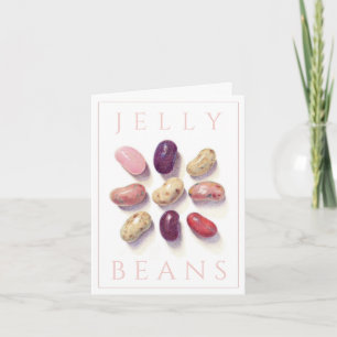 Tarjeta de nota TAC TOE JELLY BEANS