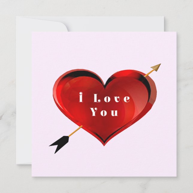 Tarjeta de Nota Te Quiero (Anverso)