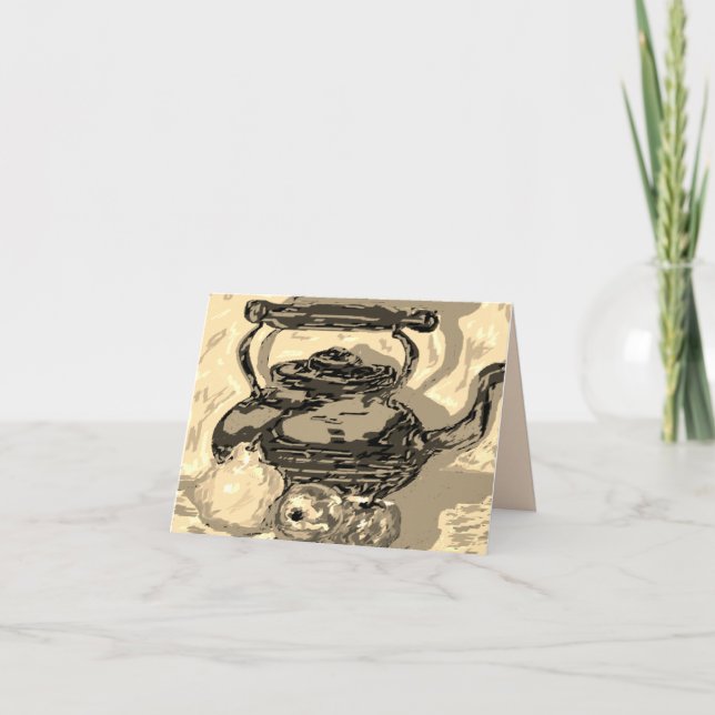 Tarjeta de nota : TeaTime (Anverso)