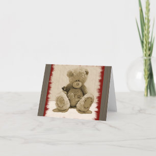 Tarjeta de nota Teddy for You