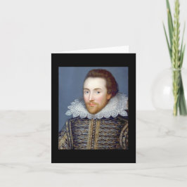 Tarjeta de nota temática de William Shakespeare