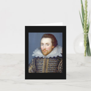 Tarjeta de nota temática de William Shakespeare