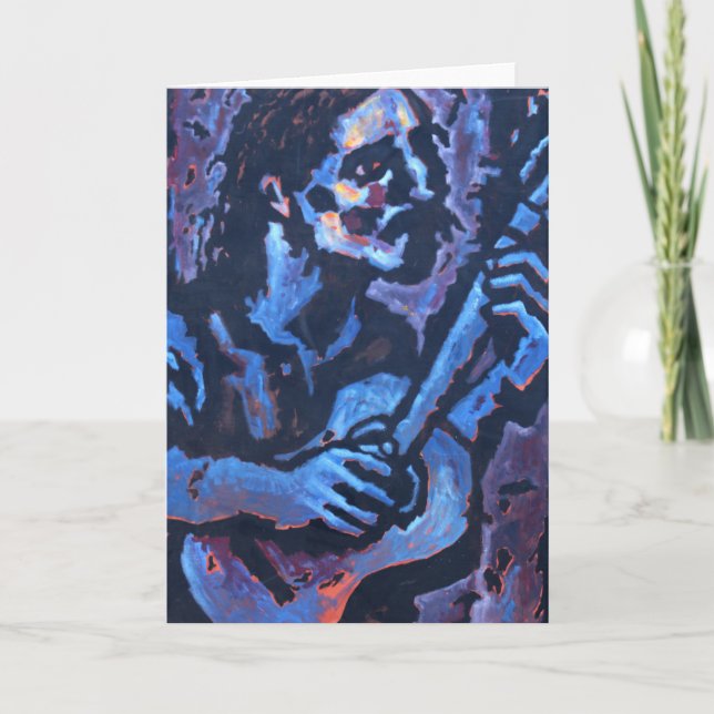 Tarjeta de nota Tom X "Blues Guitar" (Anverso)