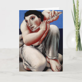Tarjeta de nota Tom X "Flute on a Beach"