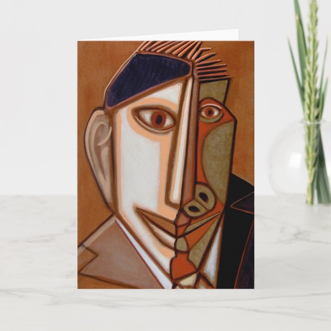 Tarjeta de nota Tom X "Geometric Man" (Anverso)