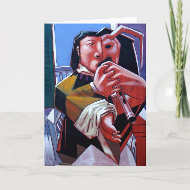 Tarjeta de nota Tom X "Harlequin Flute" (Anverso)