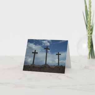 Tarjeta de nota vacía de la resurrección de las