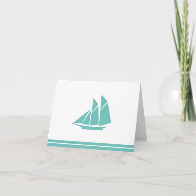 Tarjeta de nota Velero (Anverso)
