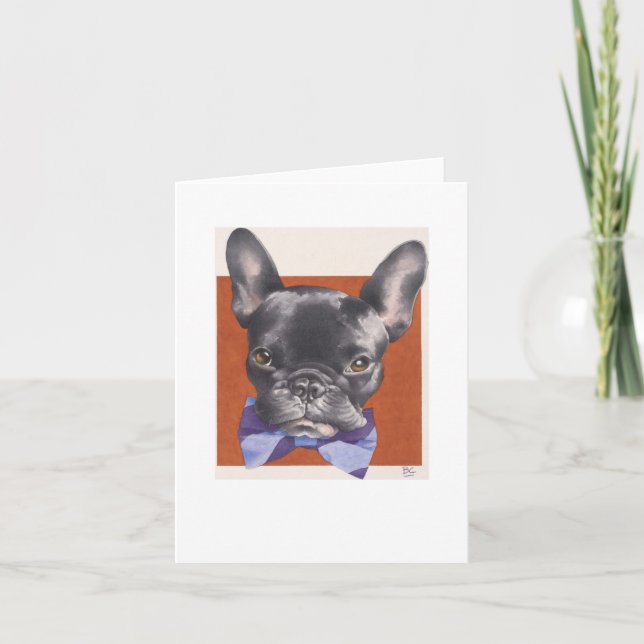 Tarjeta de nota "Vestida para la cena" (Anverso)