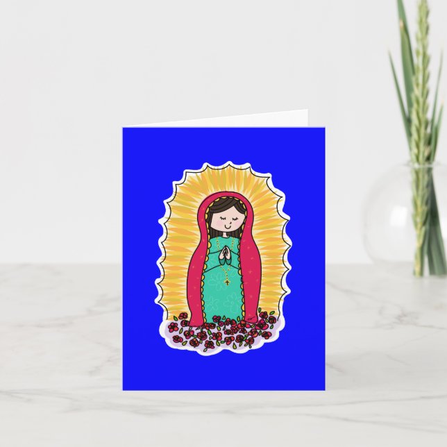 Tarjeta de nota Virgen De Guadalupe (Anverso)