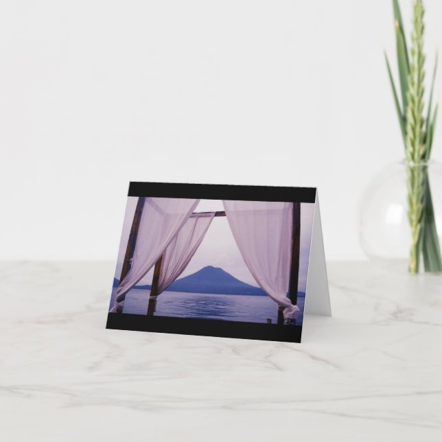 Tarjeta de nota volcánica (Anverso)