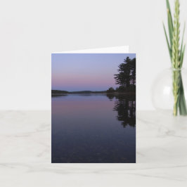 Tarjeta de nota Wachusett Sunset