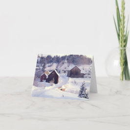 Tarjeta de nota Waits River Vermont