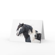 Tarjeta de nota "Winter King"