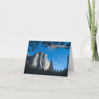 Tarjeta de nota Yosemite de El Capitan