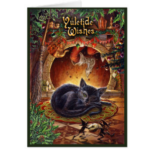 Tarjeta de nota: Yule Blessings