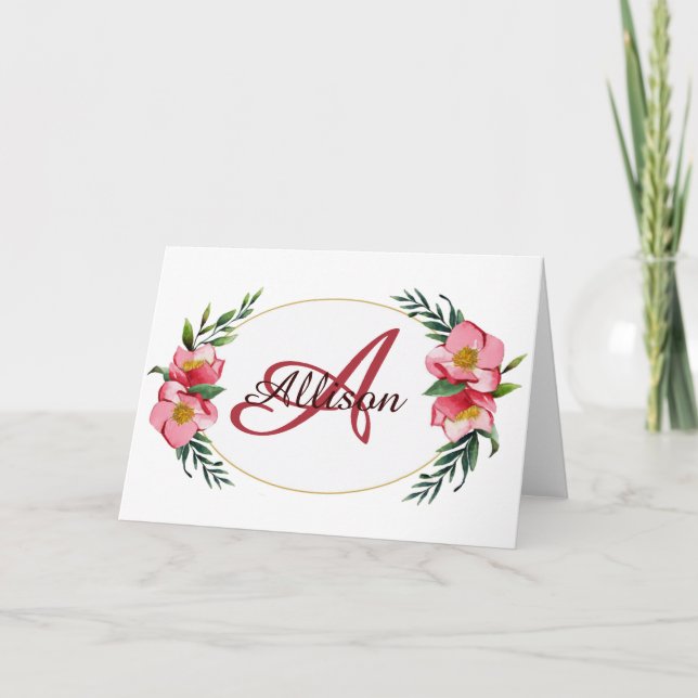 Tarjeta de Notas (Anverso)
