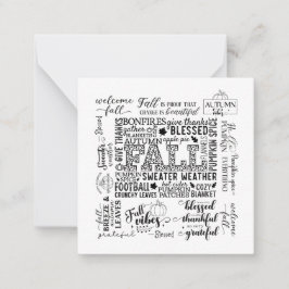 Tarjeta de Notas