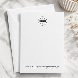 Tarjeta de Notas Comerciales | Logotipo Vertical 5
