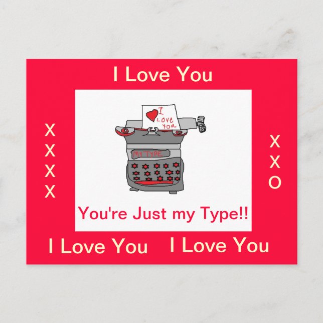 TARJETA de notas de amor (Anverso)