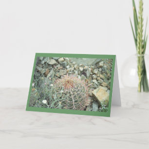 Tarjeta de notas de cactus de poesía del desierto 