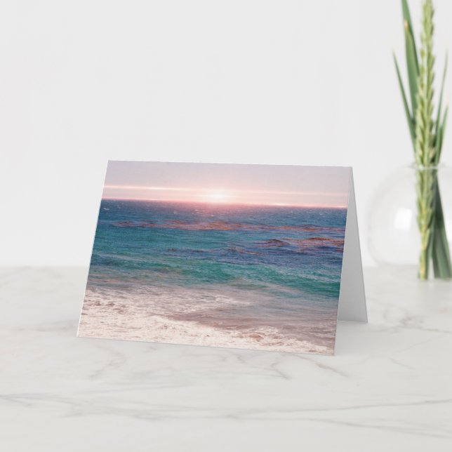 Tarjeta de notas de colores de los sueños oceánico (Anverso)