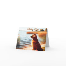 Tarjeta de notas de Golden Retriever