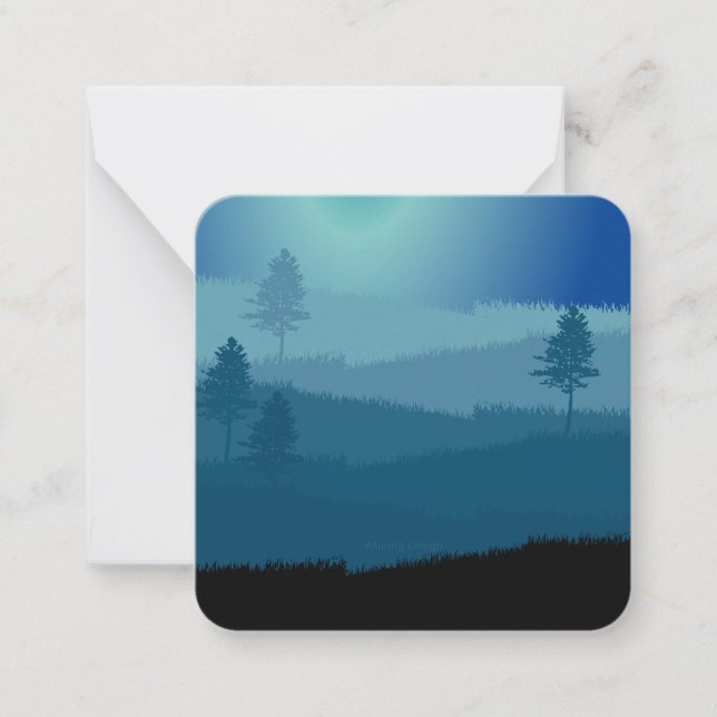 Tarjeta de notas de la naturaleza (Anverso)