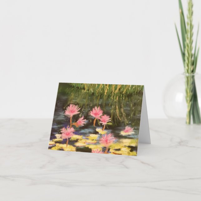 tarjeta de notas de lily pads (Anverso)