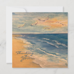 Tarjeta de notas de Ocean Beach Breeze