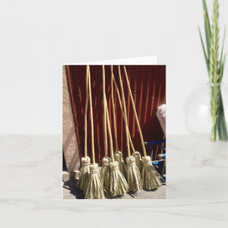 Tarjeta de notas en blanco para Haiti Brooms
