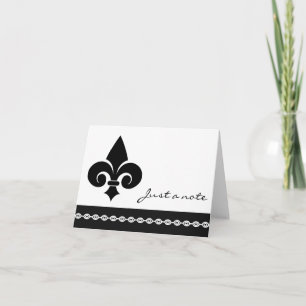 Tarjeta de notas Fleur De Lis