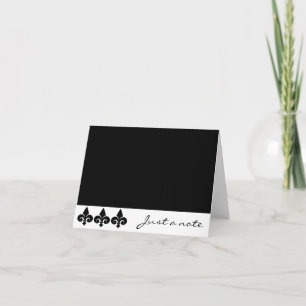 Tarjeta de notas Fleur De Lis
